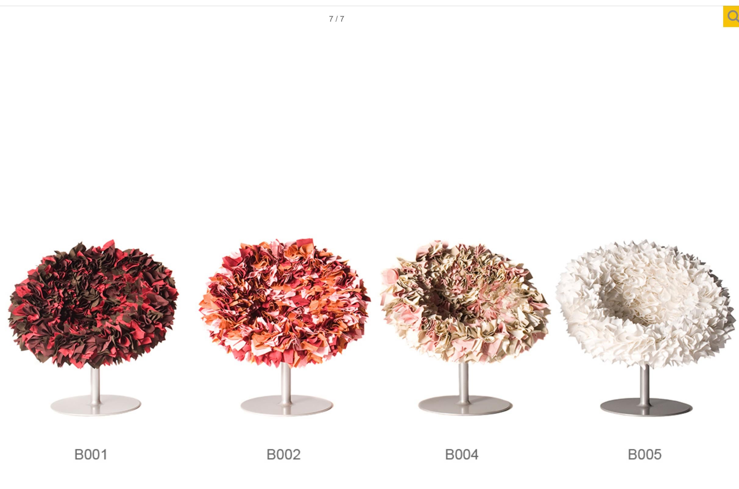 Bouquet-Loungesessel, Rosa Antico, Tokujin Yoshioka, Moroso, Italien, 2008. im Zustand „Gut“ im Angebot in Brooklyn, NY