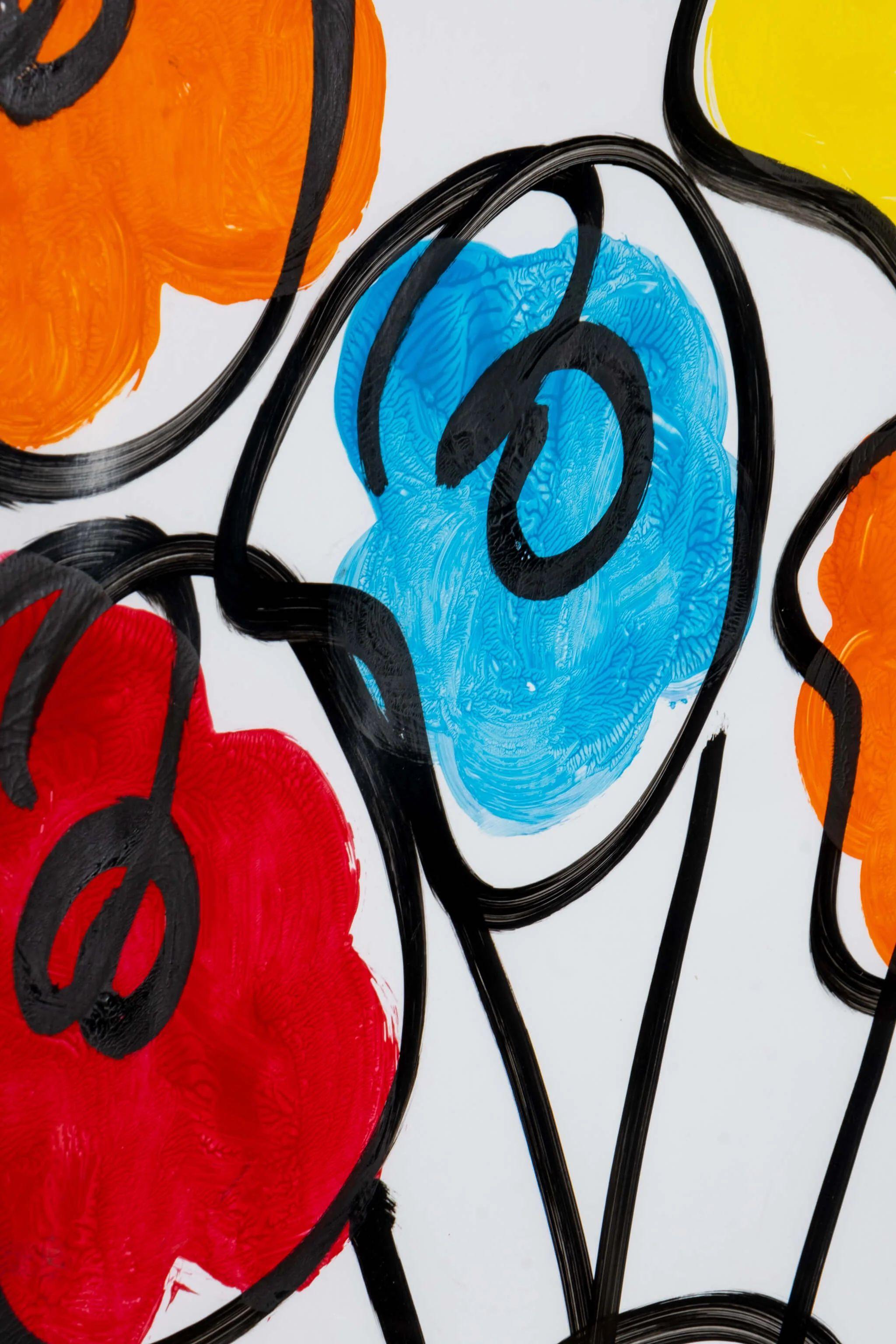 Allemand Peinture de bouquets, nouvellement encadrée par Peter Robert Keil en vente