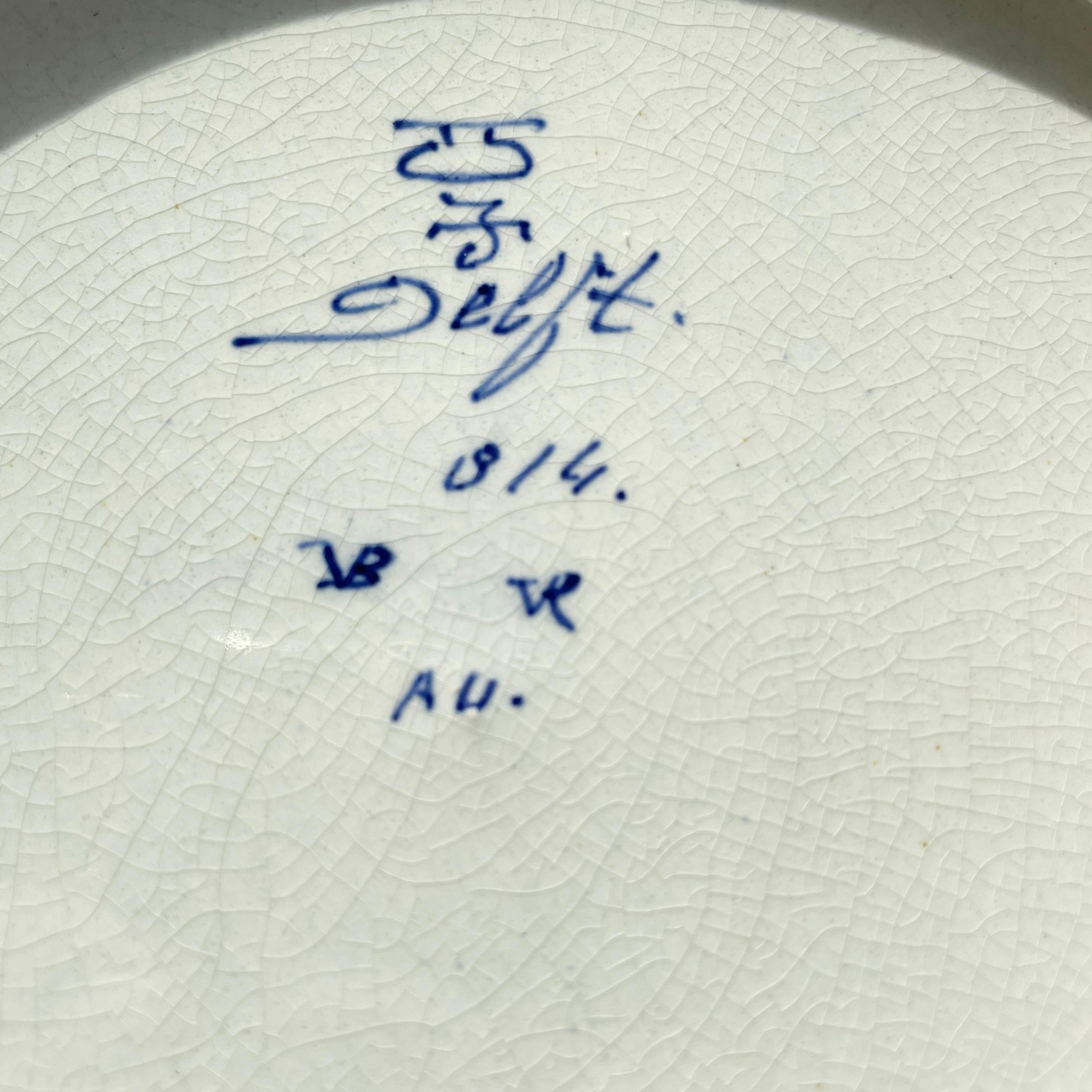 Wall Art Installation: Ceramic Plates/Oil on Canvas - 