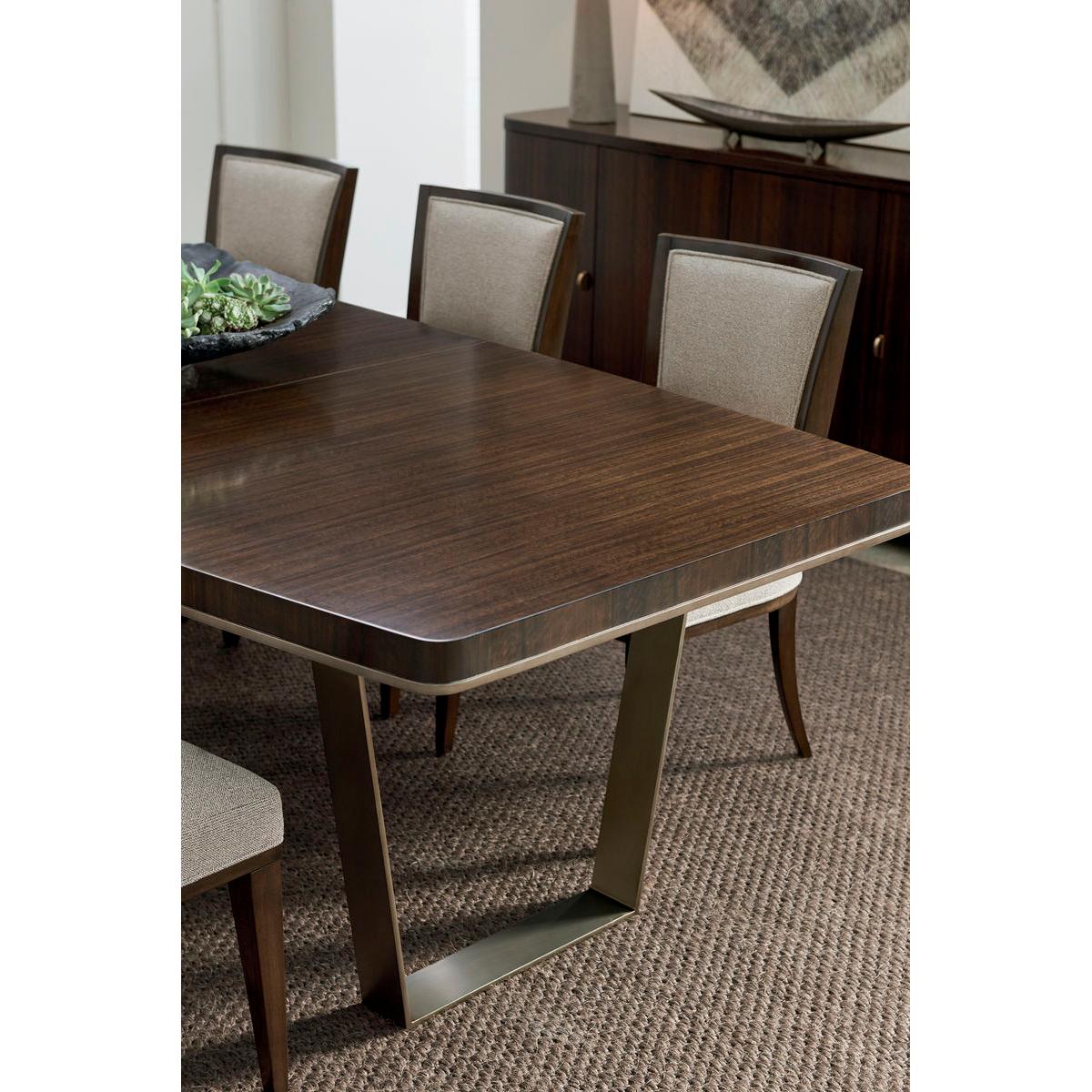 Bourbon Art Deco Extension Dining Table In New Condition For Sale In Westwood, NJ