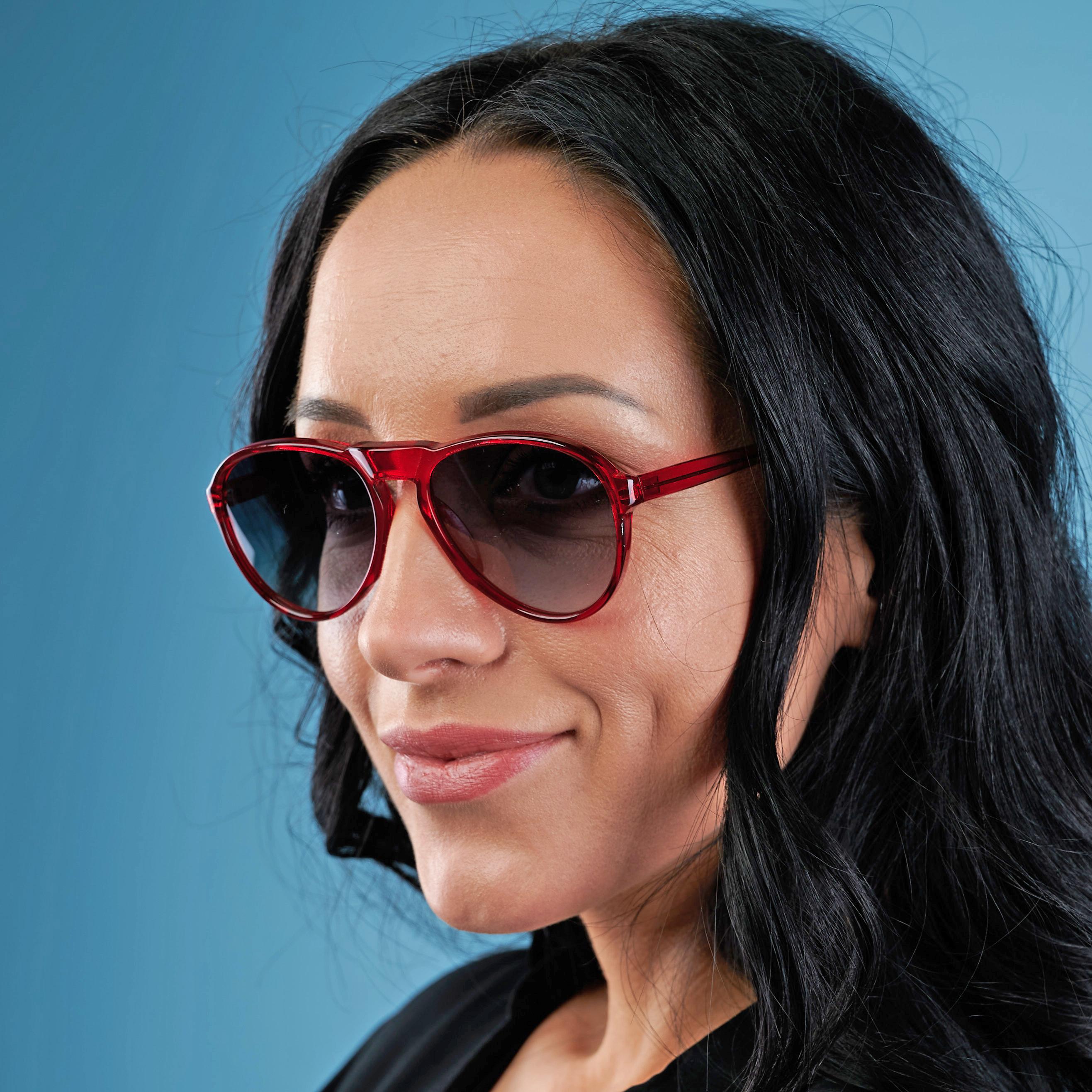 Gafas de sol de aviador Bourgeois rojas, FRANCIA en venta 3