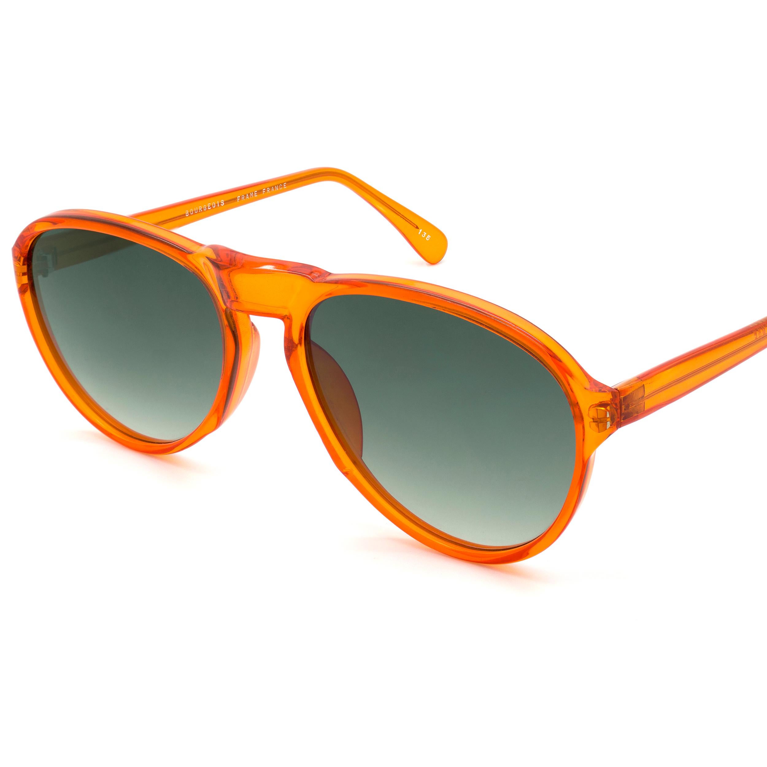 Bourgeois Vintage-Sonnenbrille- Pilot, FRANCE für Damen oder Herren im Angebot