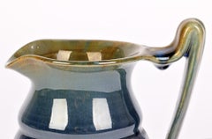 Bourne Denby Danesby Ware Art Deco Electric Blue Art Pottery Jug