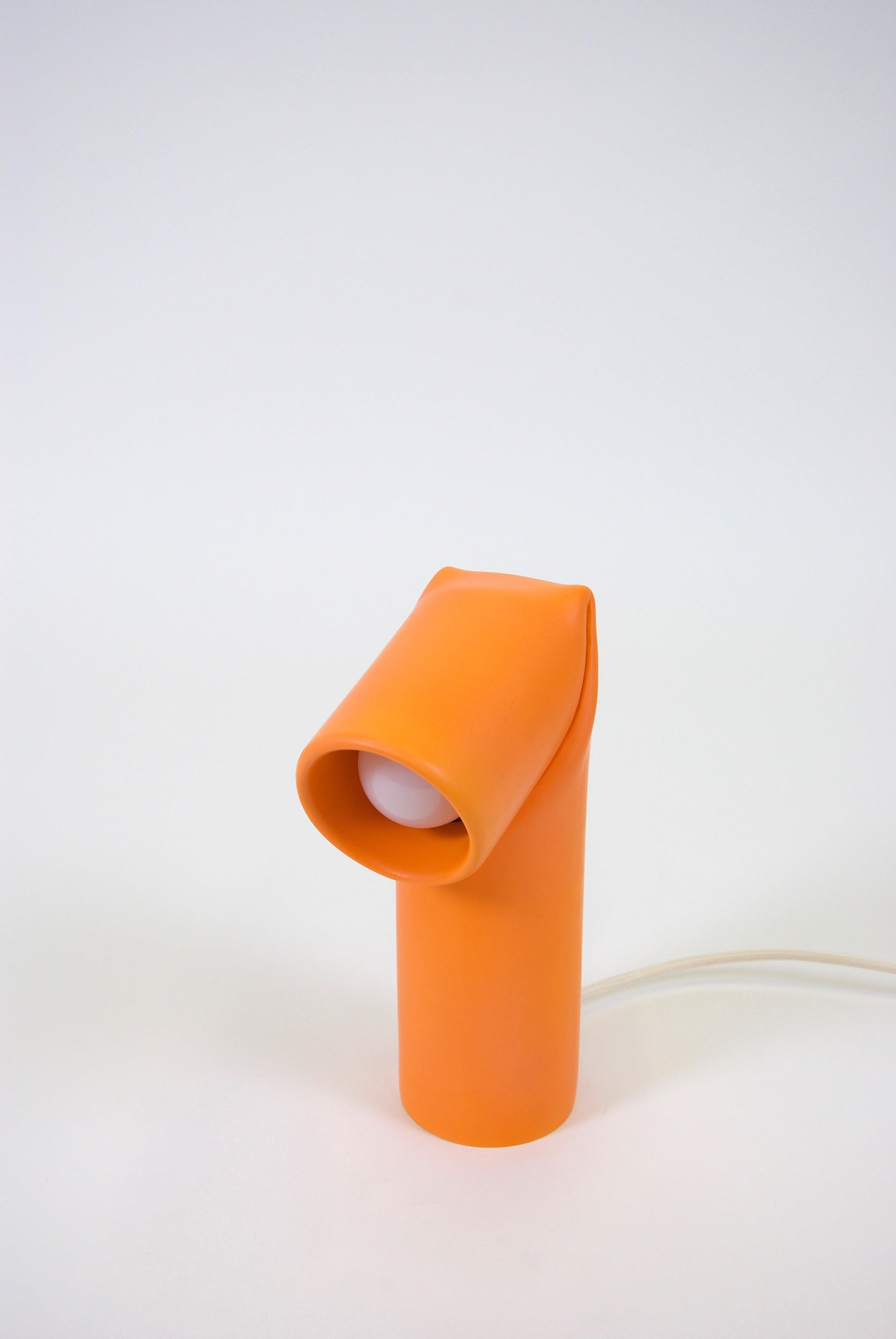Contemporary Bourrelet Ceramic Table Lamp by Helder Barbosa For Sale