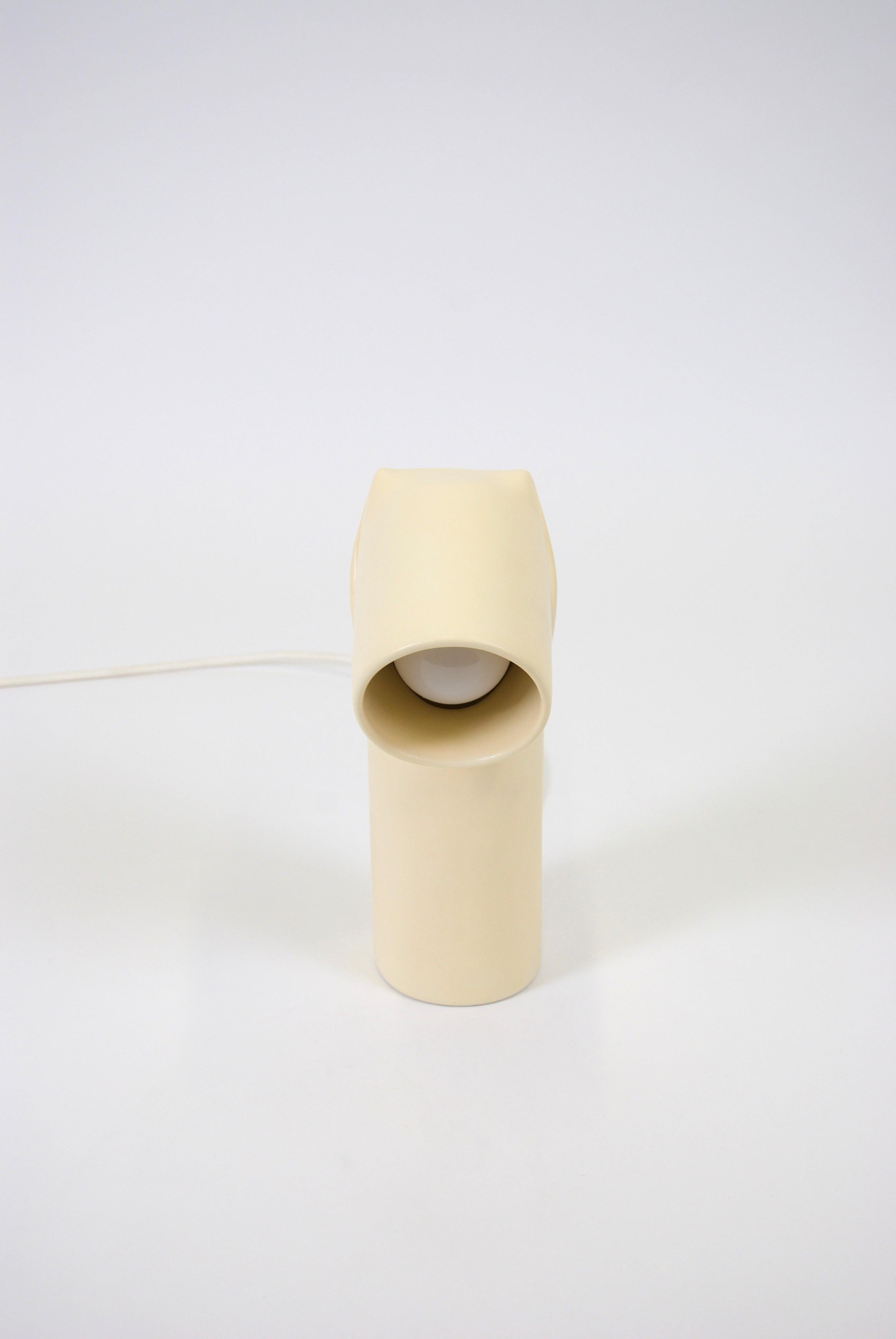 Bourrelet Ceramic Table Lamp by Helder Barbosa For Sale 1
