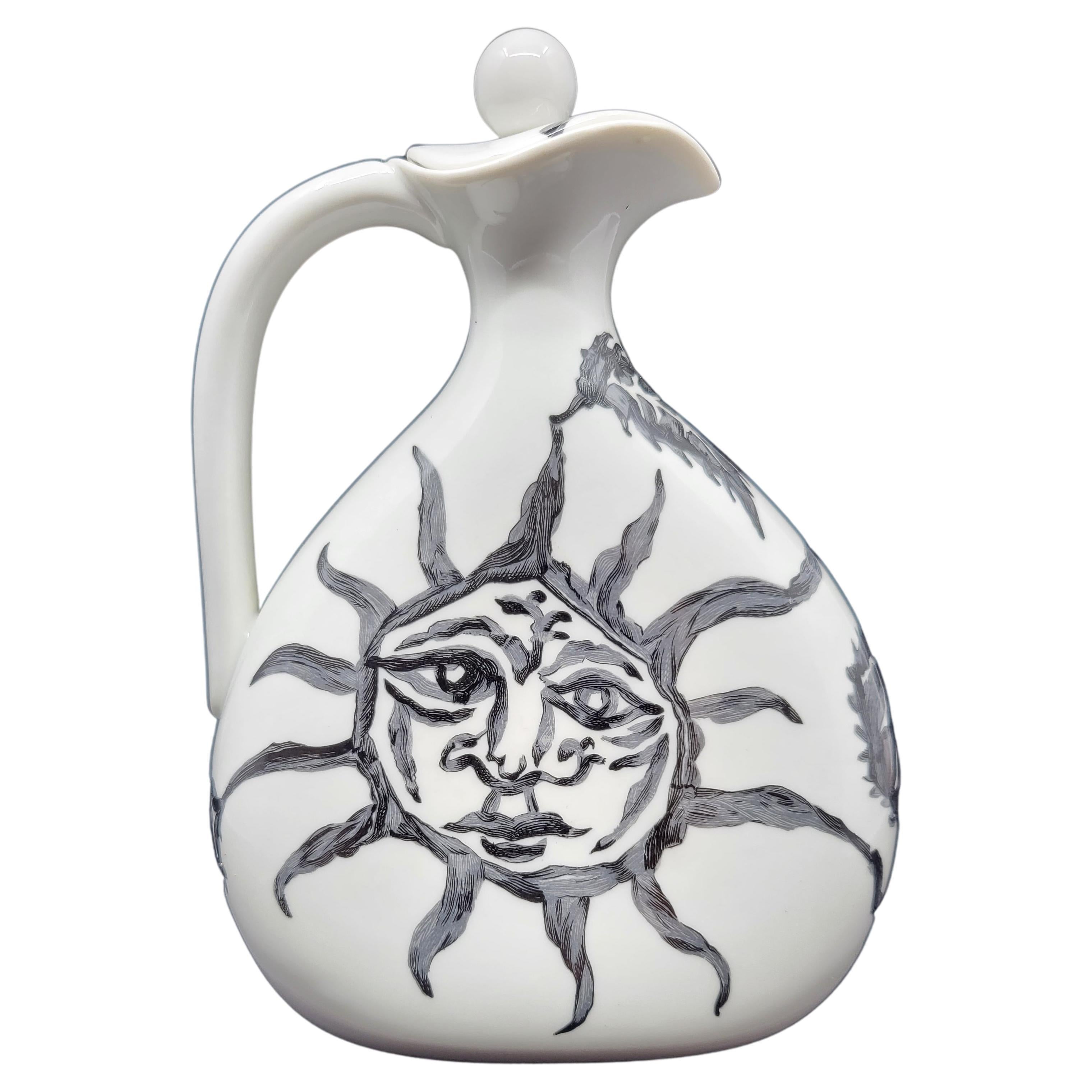 Bouteille Jean Lurçat par Haviland Limoges en porcelaine Francaise