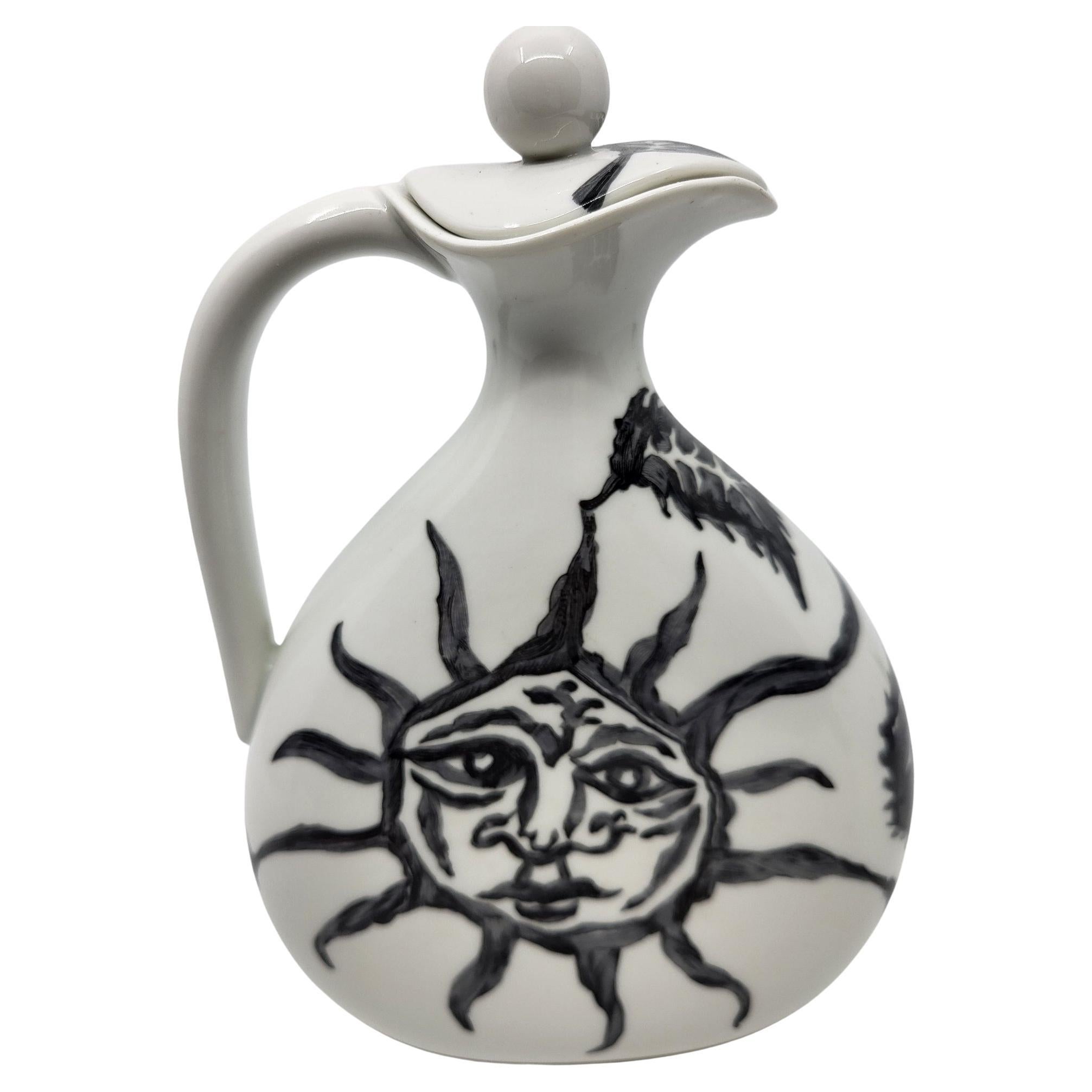 Bouteille Jean Lurçat par Haviland Limoges en porcelaine Francaise