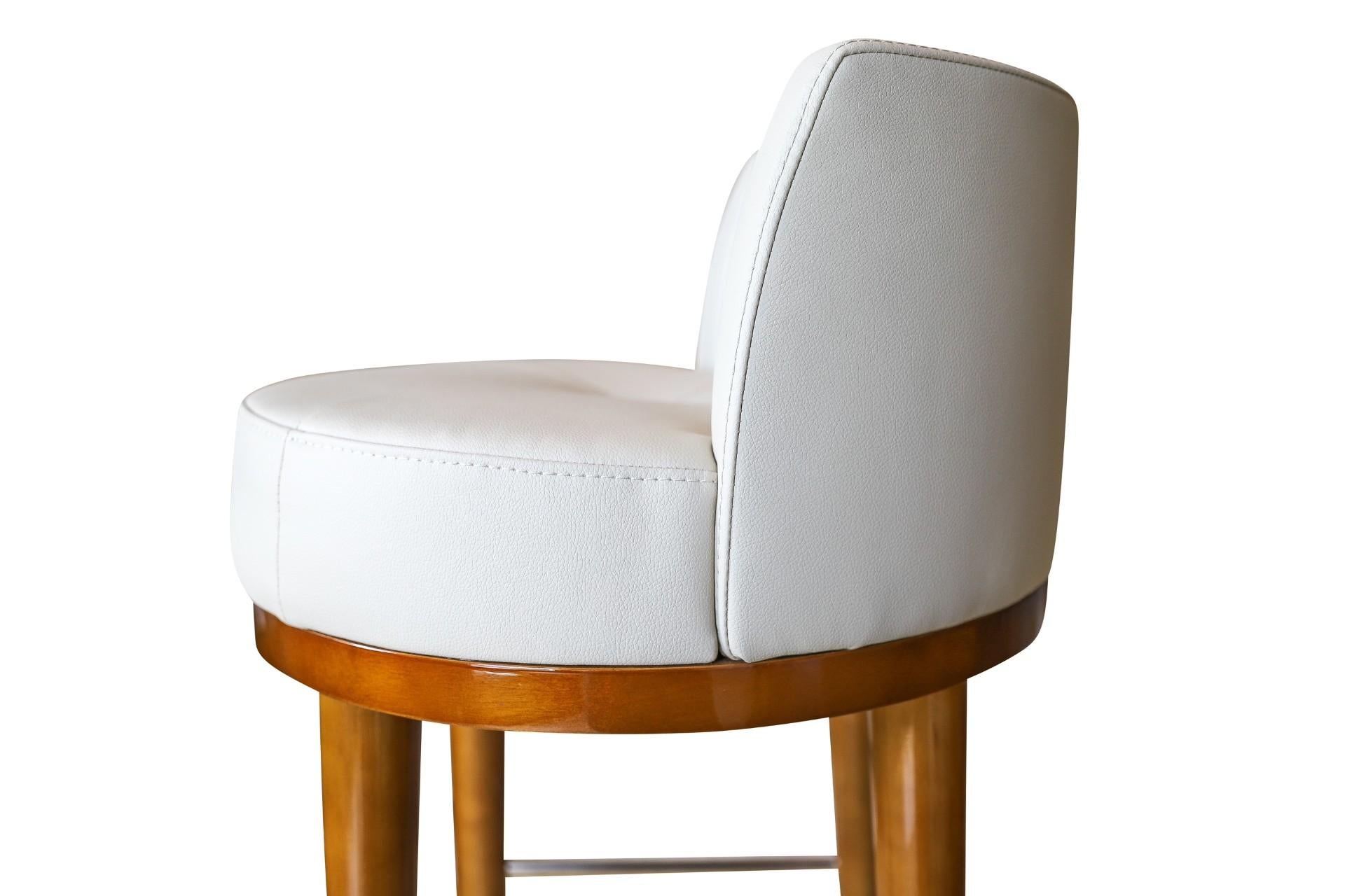Taburete de bar Boutique Diseñado por Serge de Troyer Art Decó en venta
