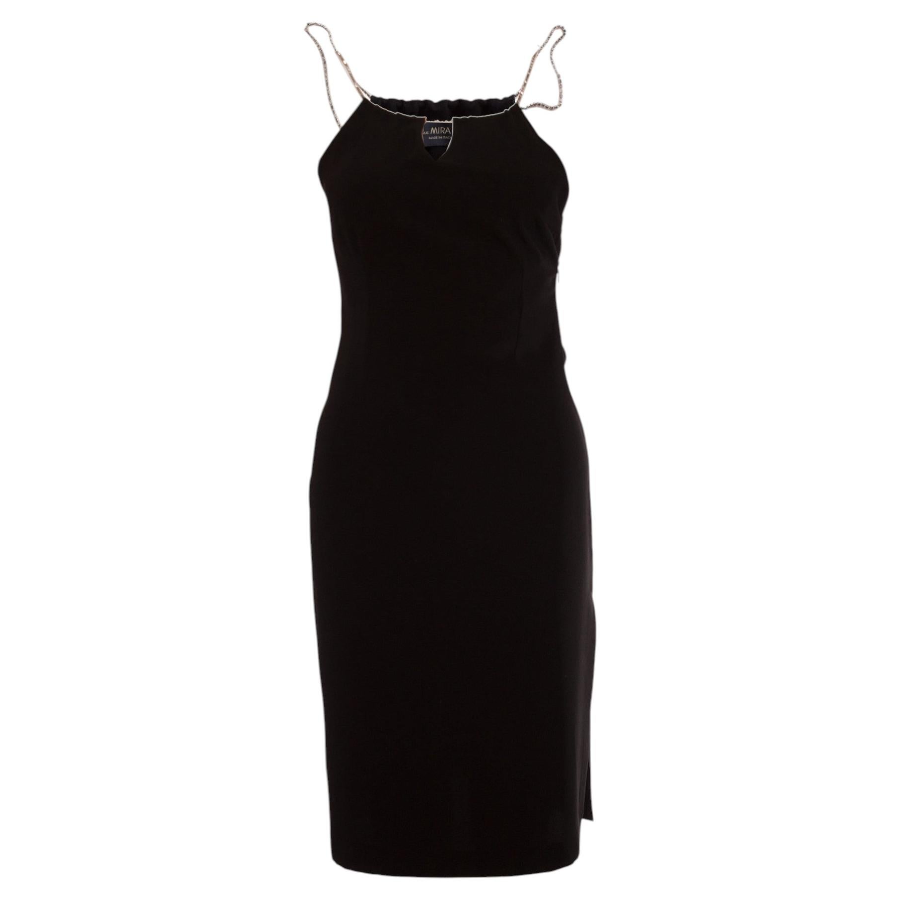 Boutique Mira Lausanne, black dress.