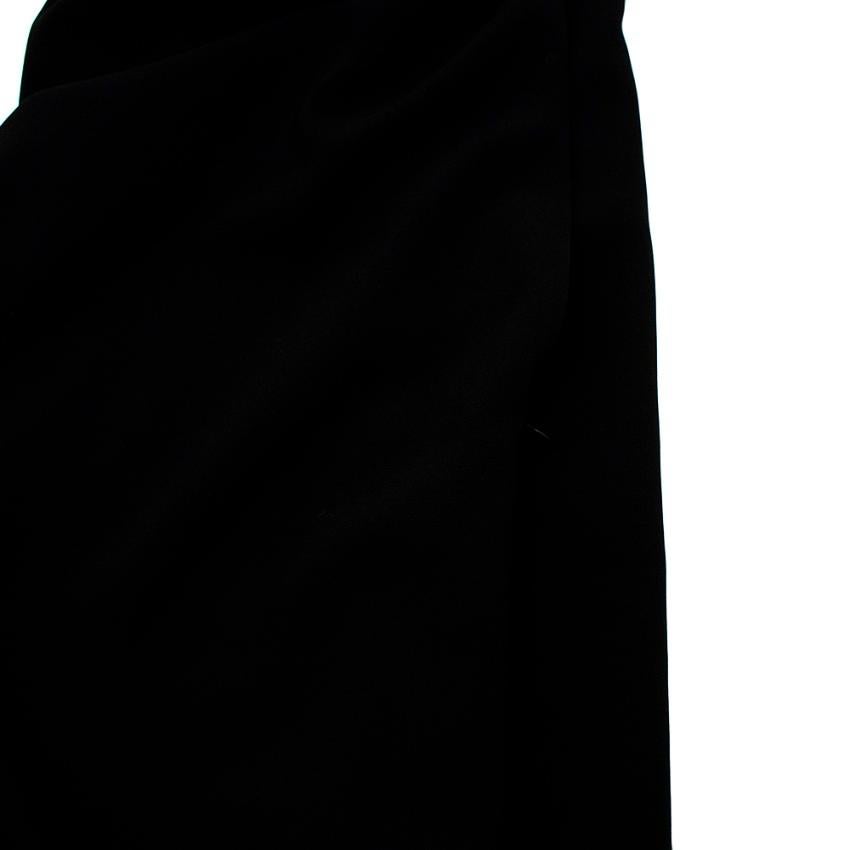 Women's or Men's Boutique Moschino Black One-Shoulder Gown - Size US 6 For Sale