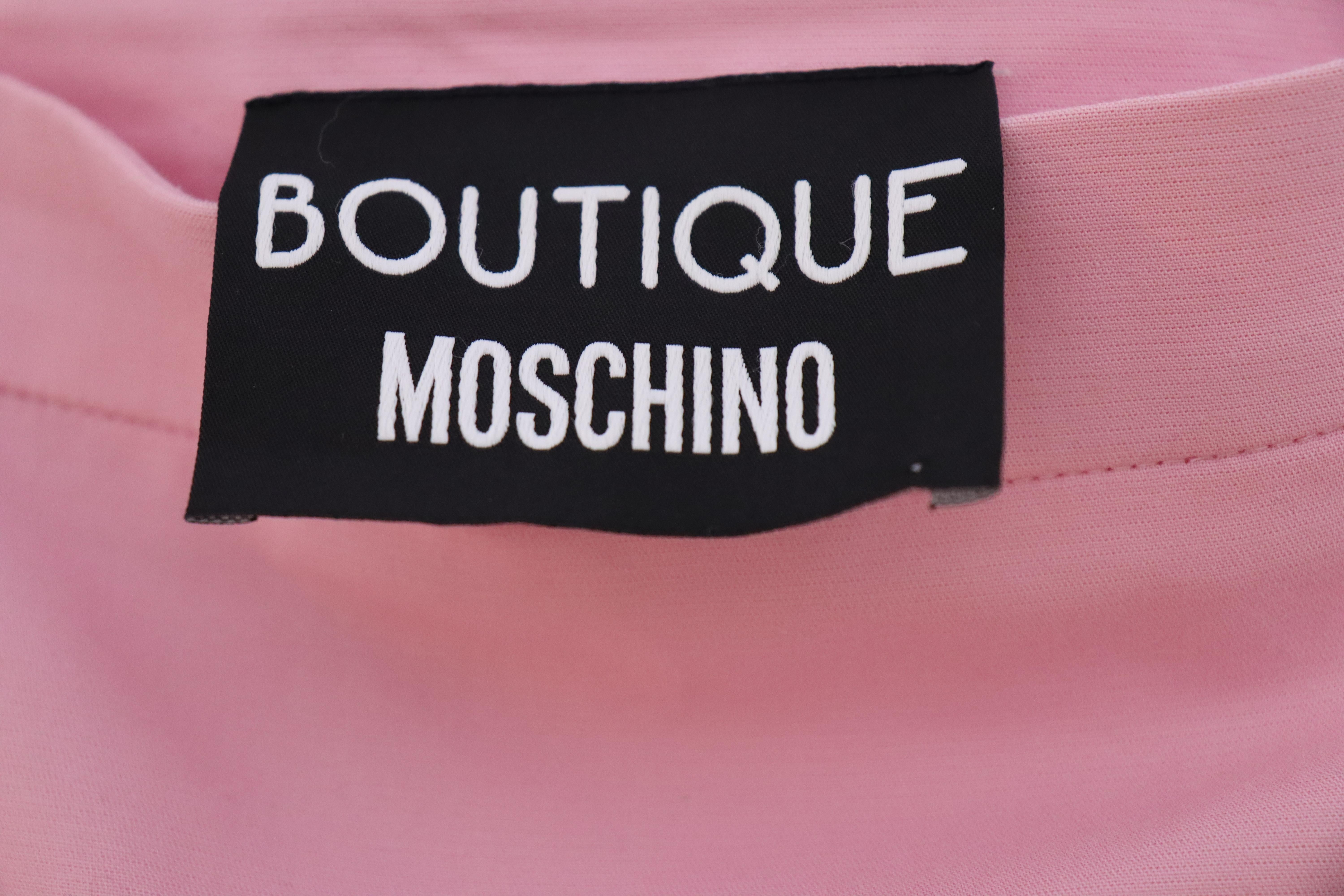 Women's Boutique Moschino EU 40 Pink Circle Skirt For Sale