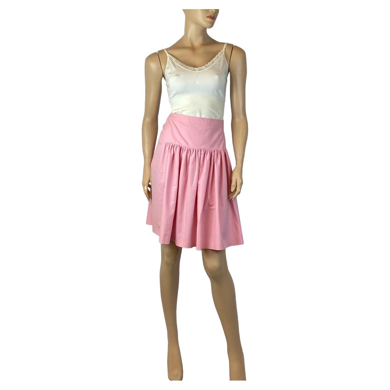 Boutique Moschino EU 40 Pink Circle Skirt For Sale