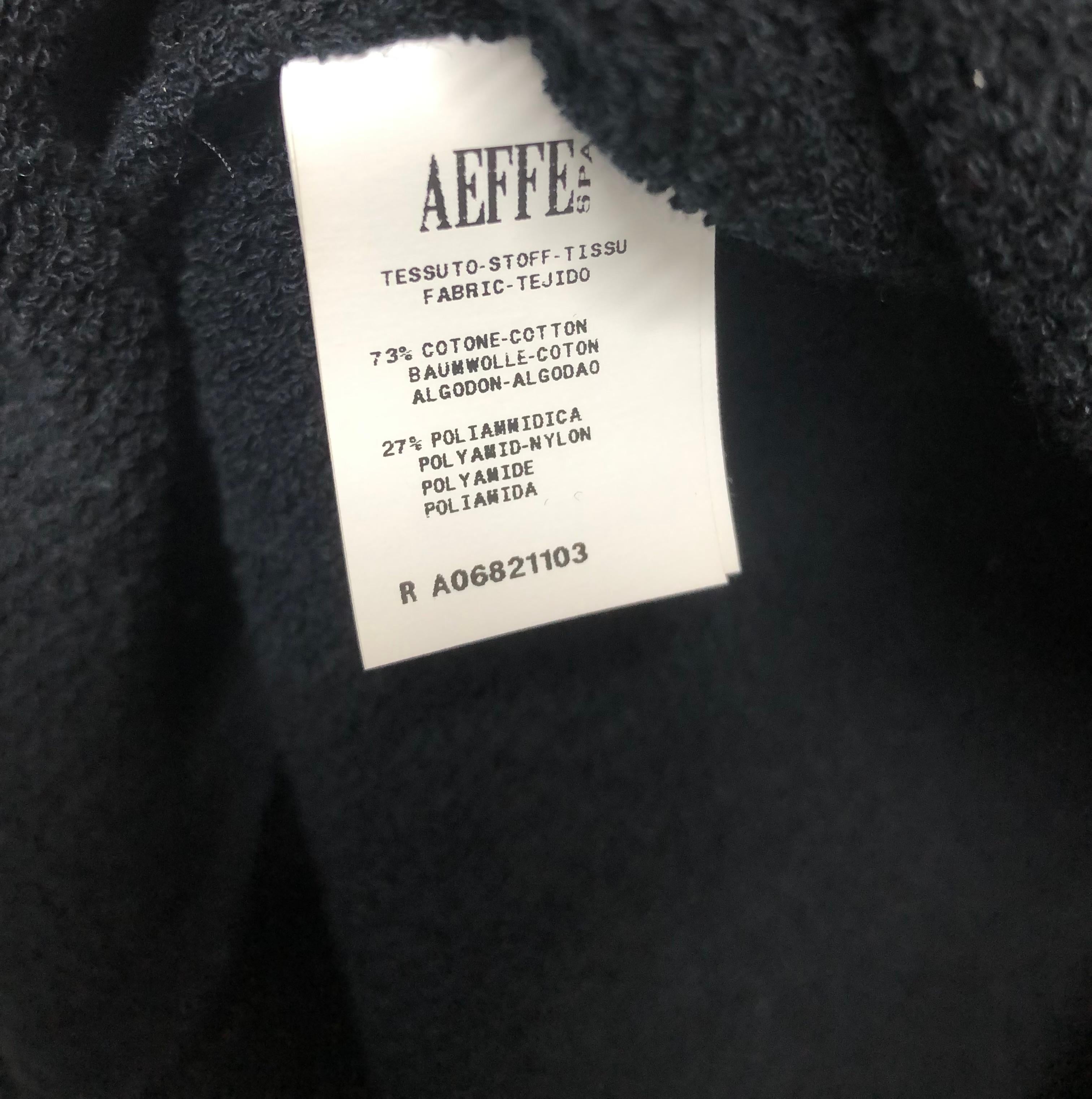 Boutique Moschino Jersey-Baumwollmischung Midi-Strickjacke Größe IT 44 im Angebot 2