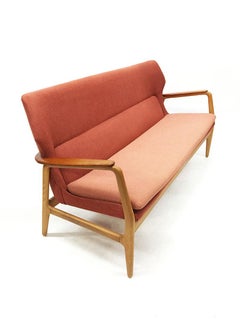 Divano con spalliera "Bovenkamp" Design di Aksel Bender Madsen, anni '60