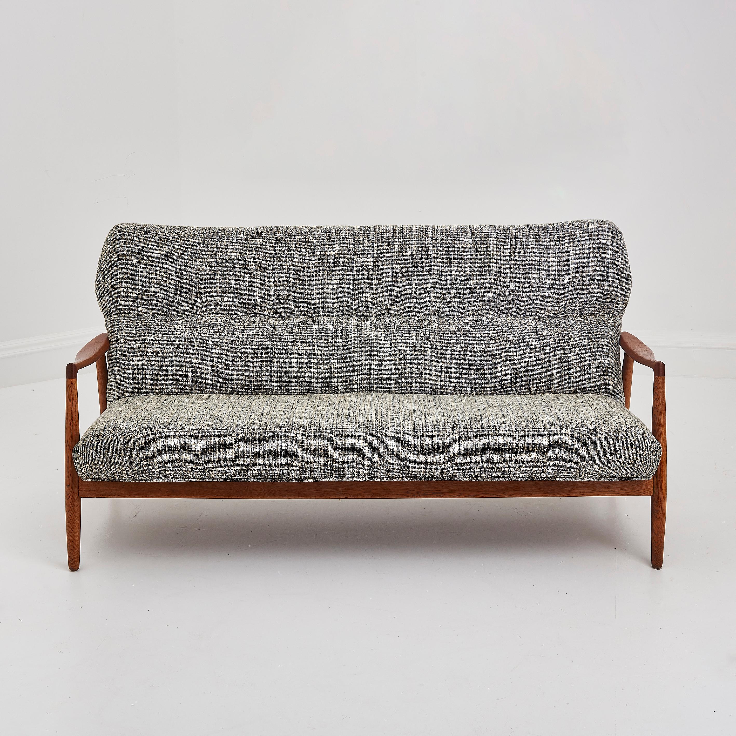 Mid-Century moderno Bovenkamp, Divano con spalliera di Aksel Bender Madsen, anni '60 in vendita