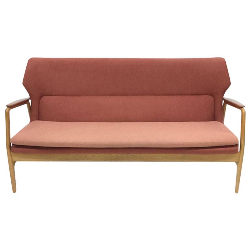 "Bovenkamp" Wingback Sofa Design by Aksel Bender Madsen, 1960s