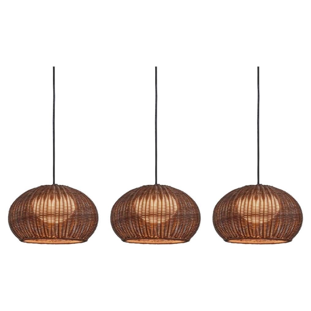 Bover Garota Large Pendant Light, Set of Three For Sale
