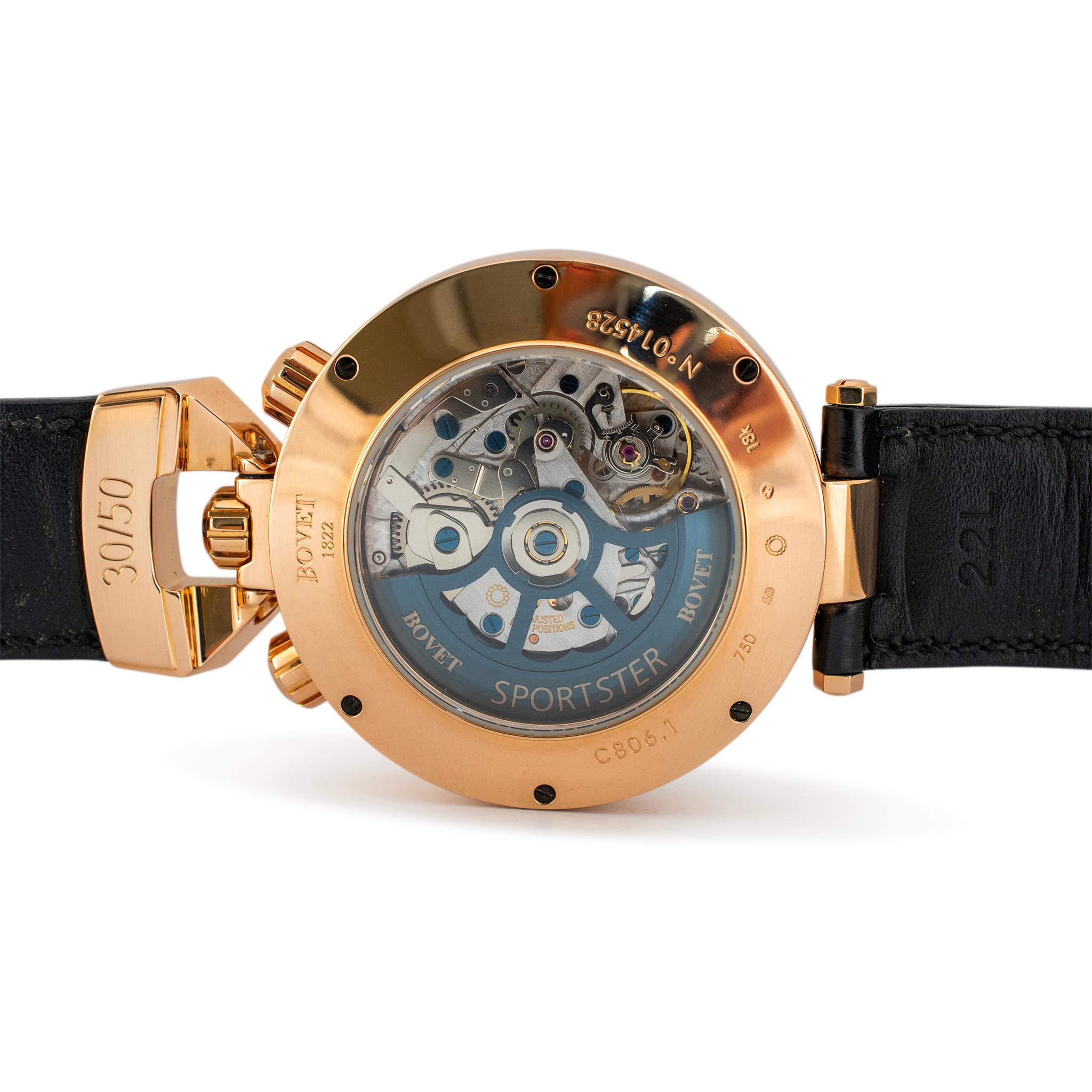 De los hombres Reloj Bovet 1822 Saguaro 46MM SP0420 Oro 18K Edición Limitada Meteorito de Diamantes en venta
