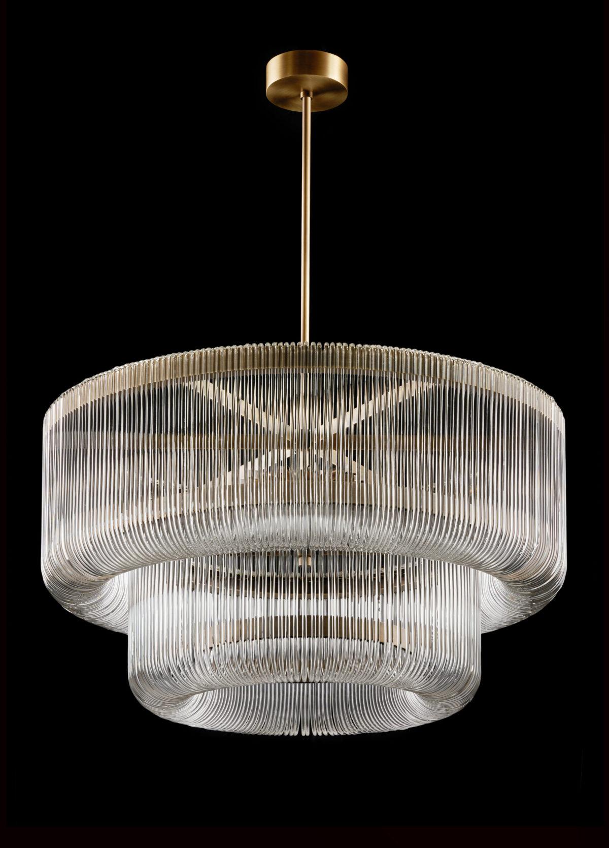 Araña Bovola 24 luces by Aggiolight Moderno en venta