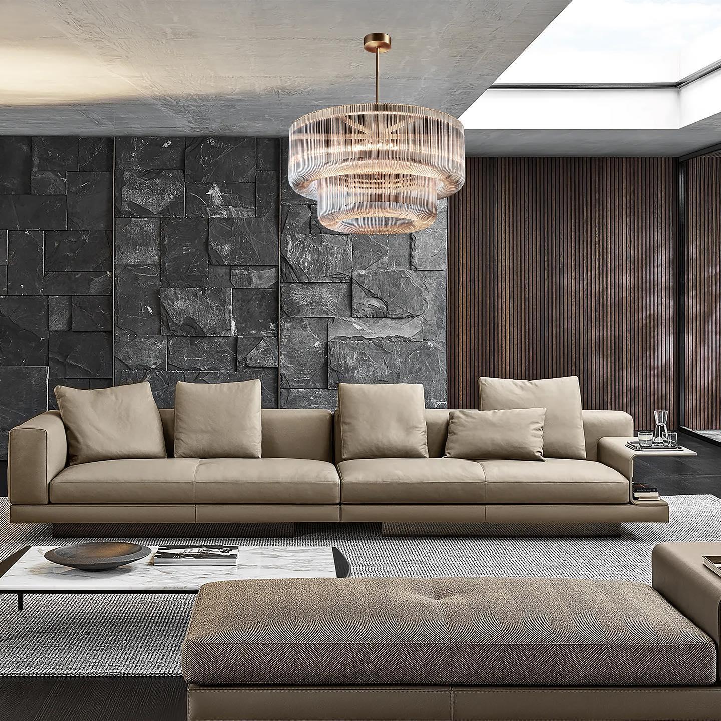 Araña Bovola 24 luces by Aggiolight Metal en venta