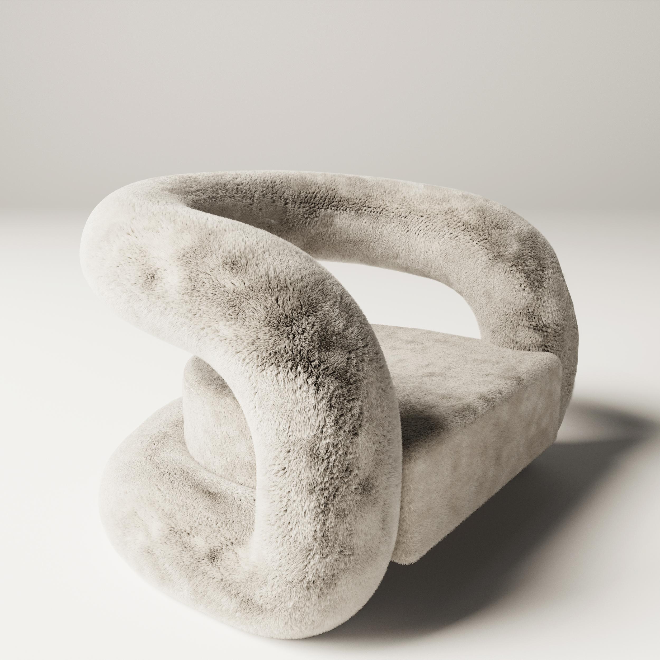 Turkish Bow Armchair Design By Mehmet Orel for Studio Kirkit For Sale