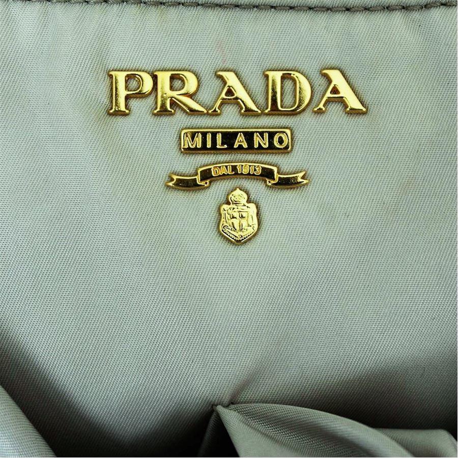 Gray Prada Bow bag size Unique
