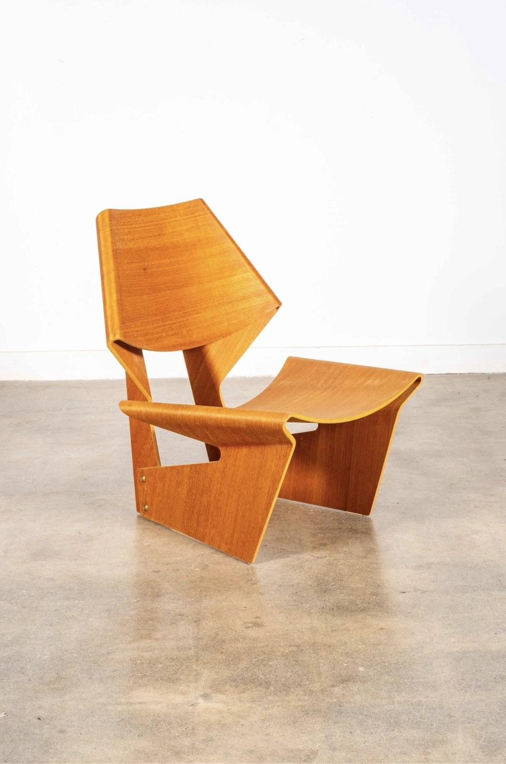 Post-Modern Bow Chair by Grete Jalk