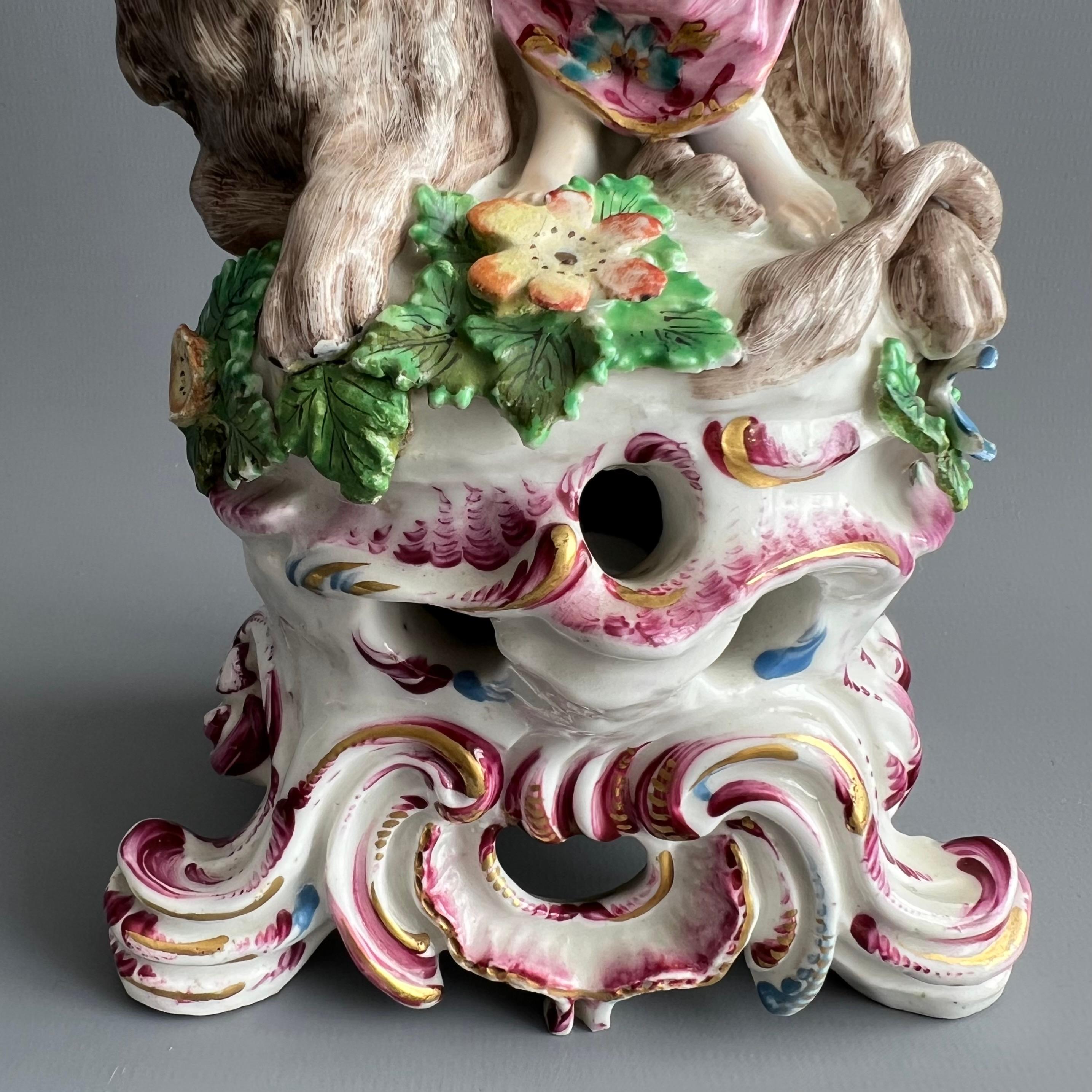 Ensemble complet de figurines en porcelaine « Les quatre éléments », Rococo, datant d'environ 1765 en vente 8