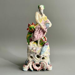 Set completo di figure in porcellana "I quattro elementi", Rococò, circa 1765