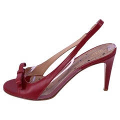 Bow Detail Slingback Heels by Red Valentino - EU 39