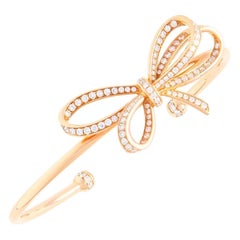 Bow Diamond und Pink Gold Armband