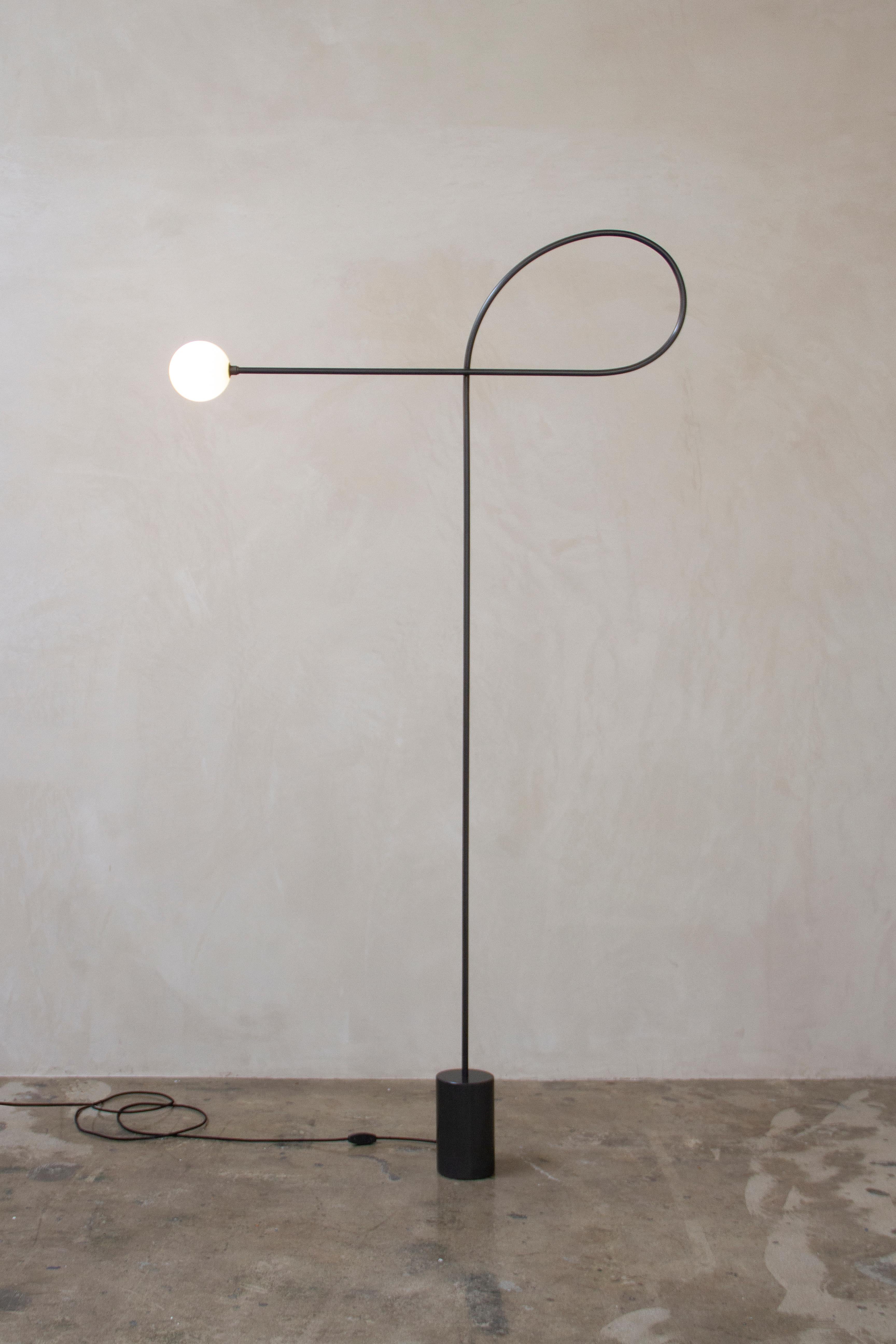 Modern Bow Floor Lamp by Estudio Persona For Sale