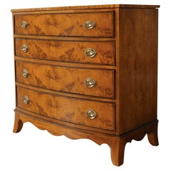 Bow Front Burled Chest