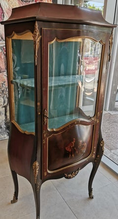 Bow Front French Cabinet