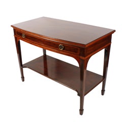 Bow Front Side Table By Gillows