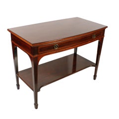 Bow Front Side Table By Gillows