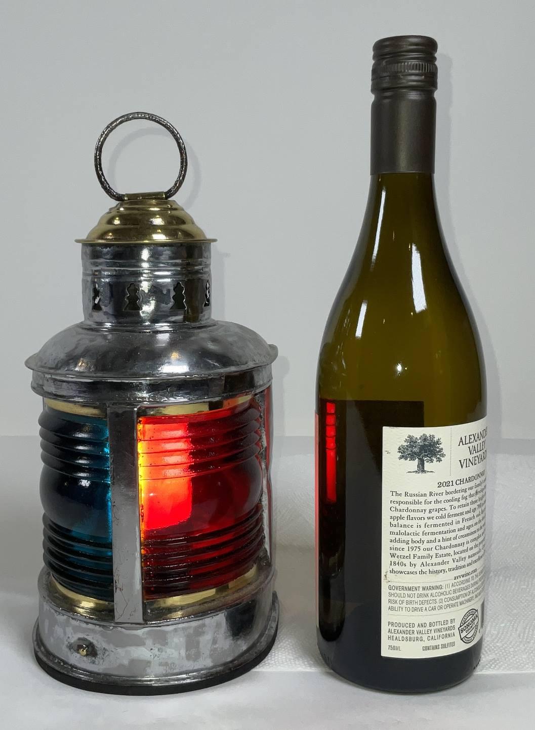 North American Bow Lantern from a Boat For Sale