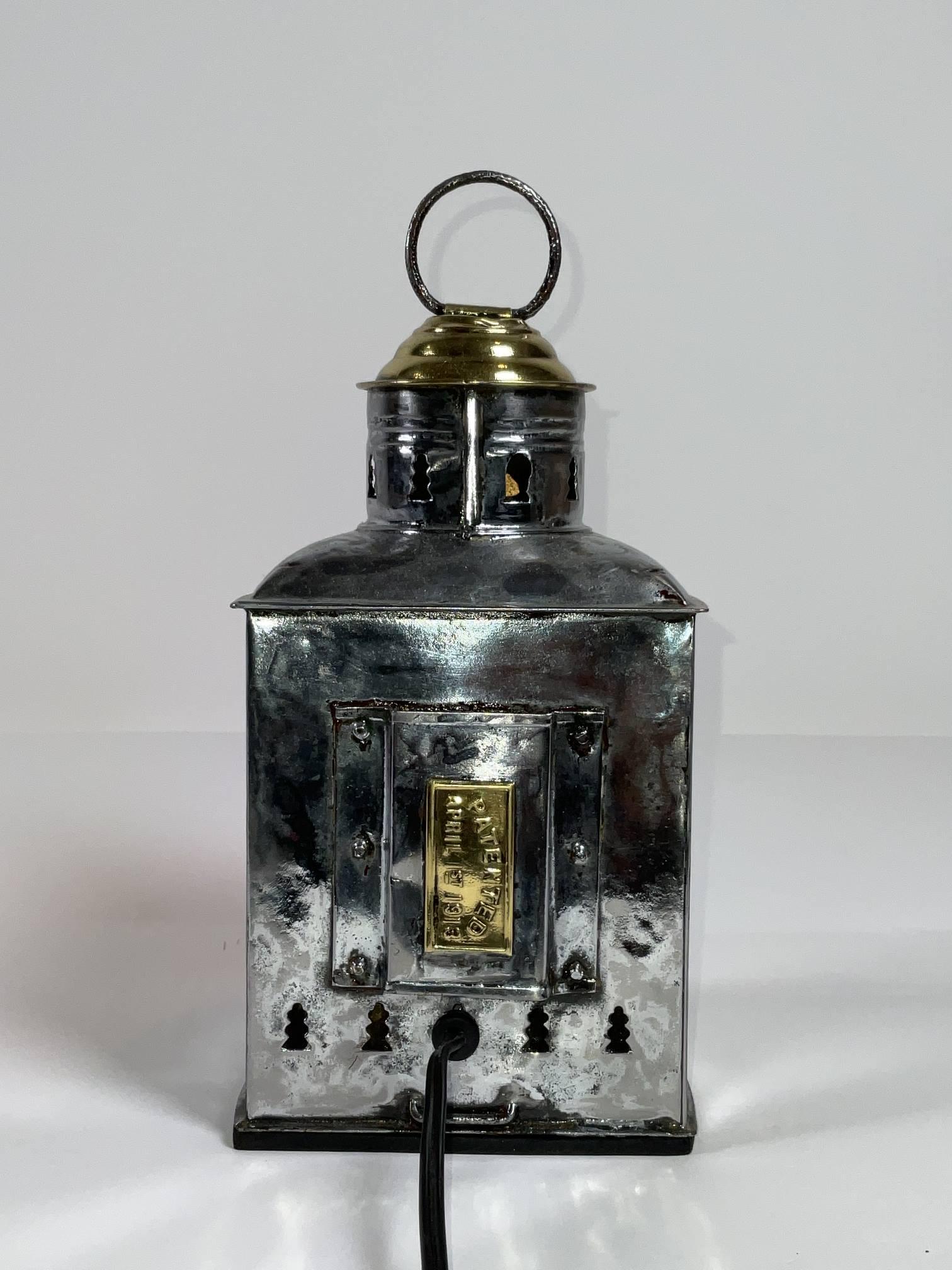 Steel Bow Lantern from a Boat For Sale