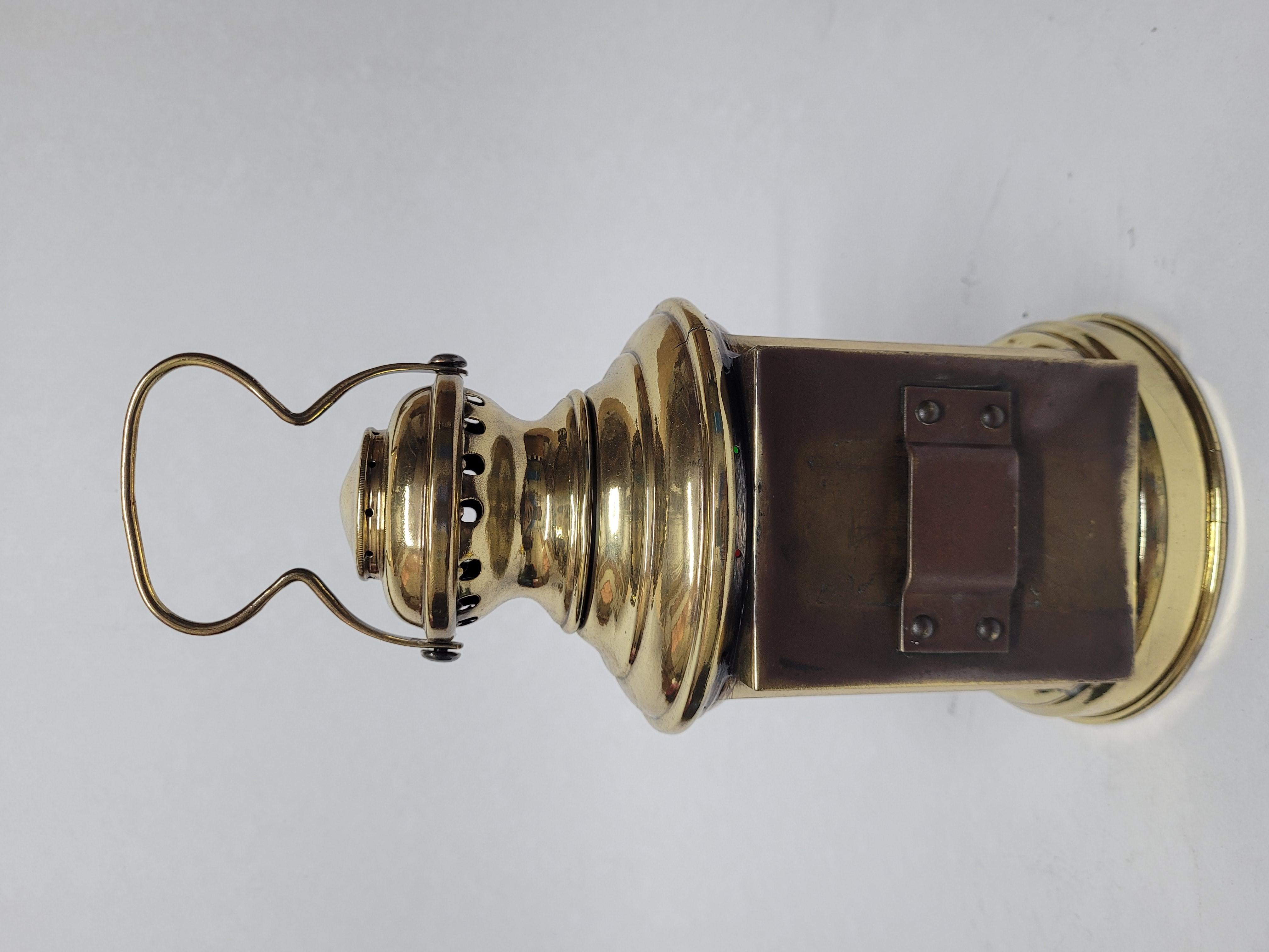 Early 20th Century Bow Lantern from a Small Boat For Sale