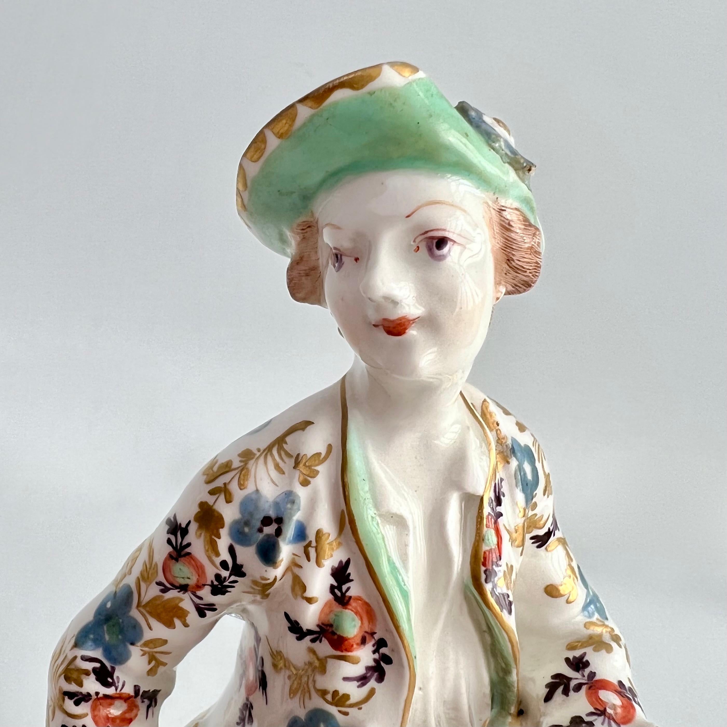 Paire de figures de la Liberté et de la Matrimony en porcelaine, Rococo 1760-1764 en vente 5