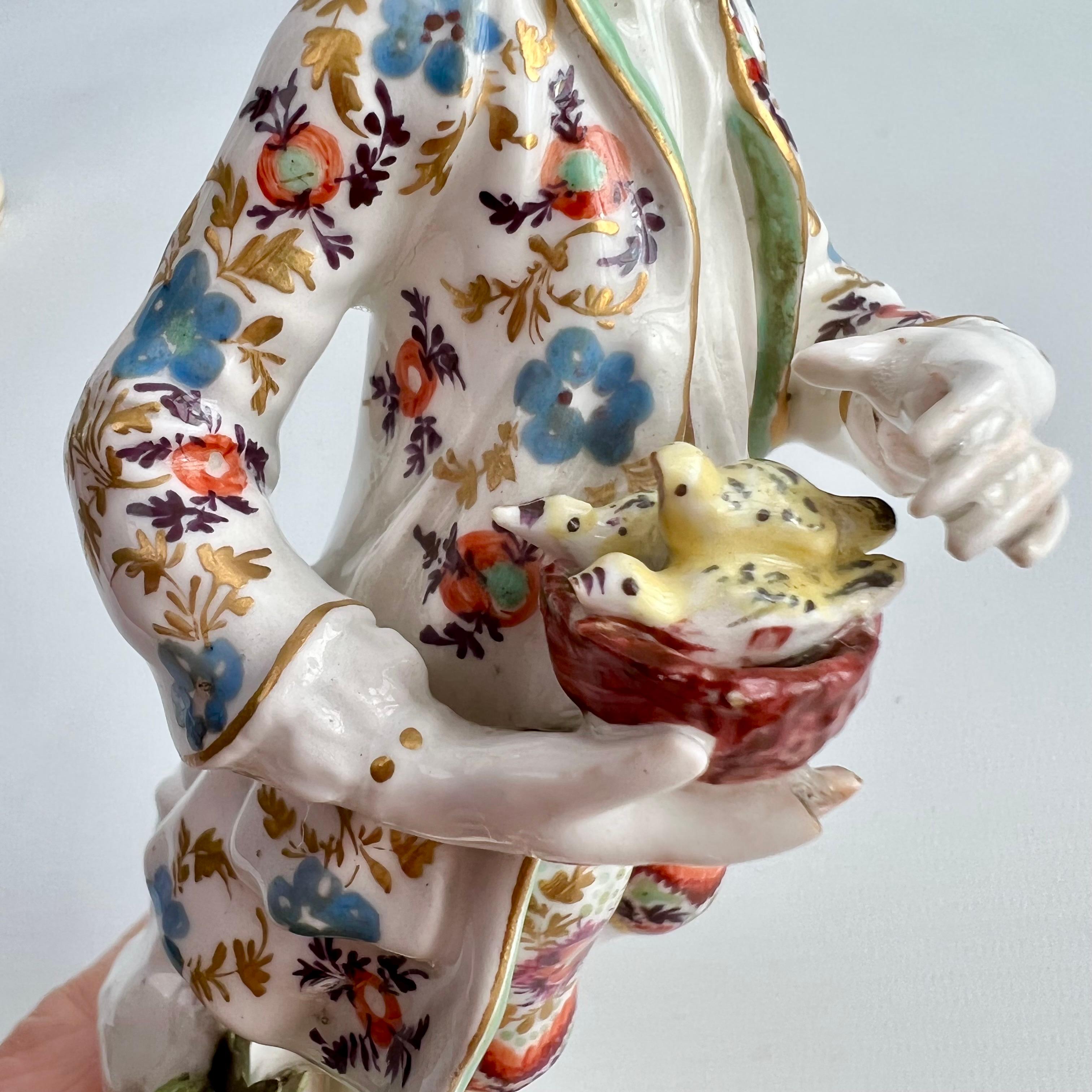 Bow Pair of Porcelain Figures of Liberty & Matrimony, Rococo 1760-1764 For Sale 5