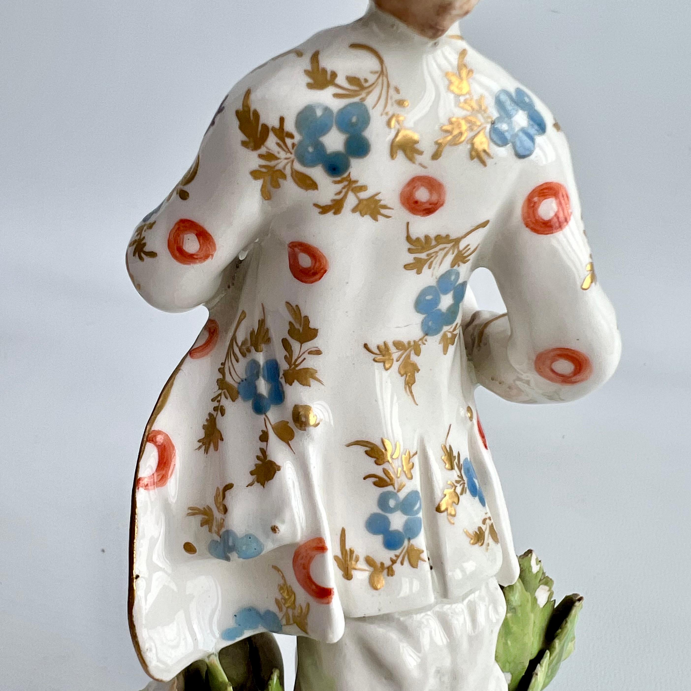 Paar Porzellanfiguren der Freiheit und Matrimony mit Schleife, Rokoko 1760-1764 im Angebot 13