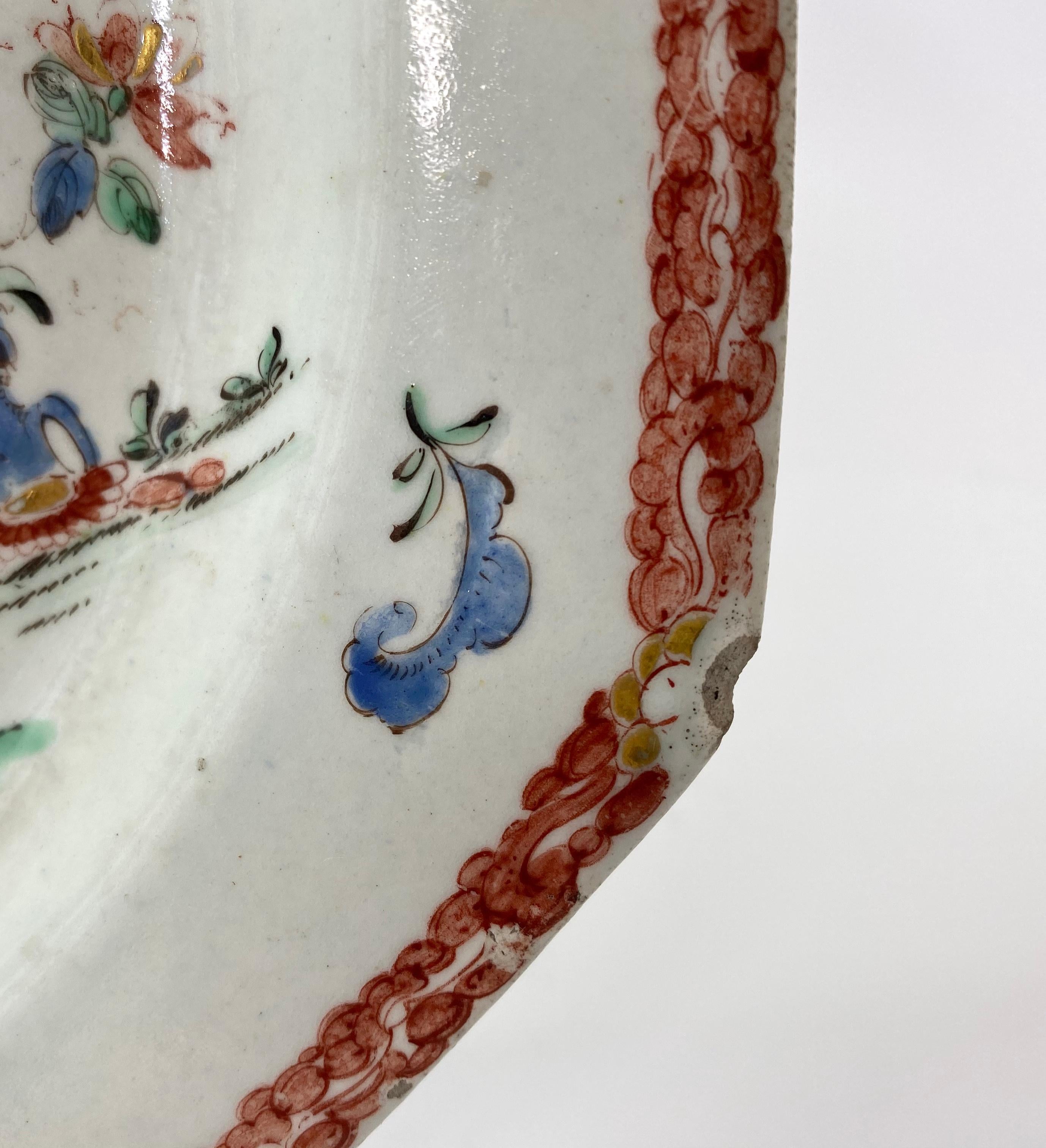 Fired Bow Porcelain Plate, Kakiemon Two Quail Pattern, C 1755