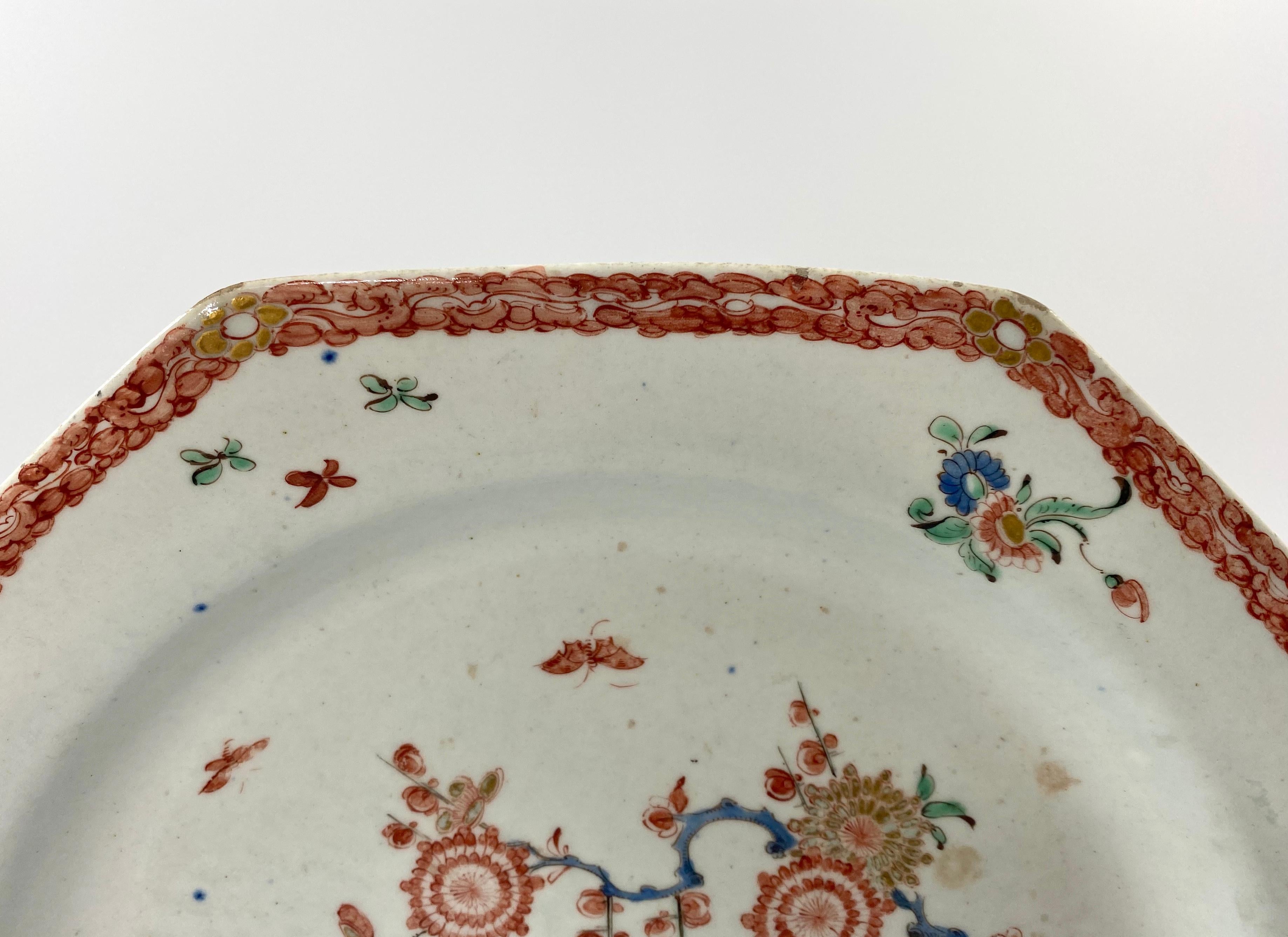 Bow Porcelain Plate, Kakiemon Two Quail Pattern, C 1755 1