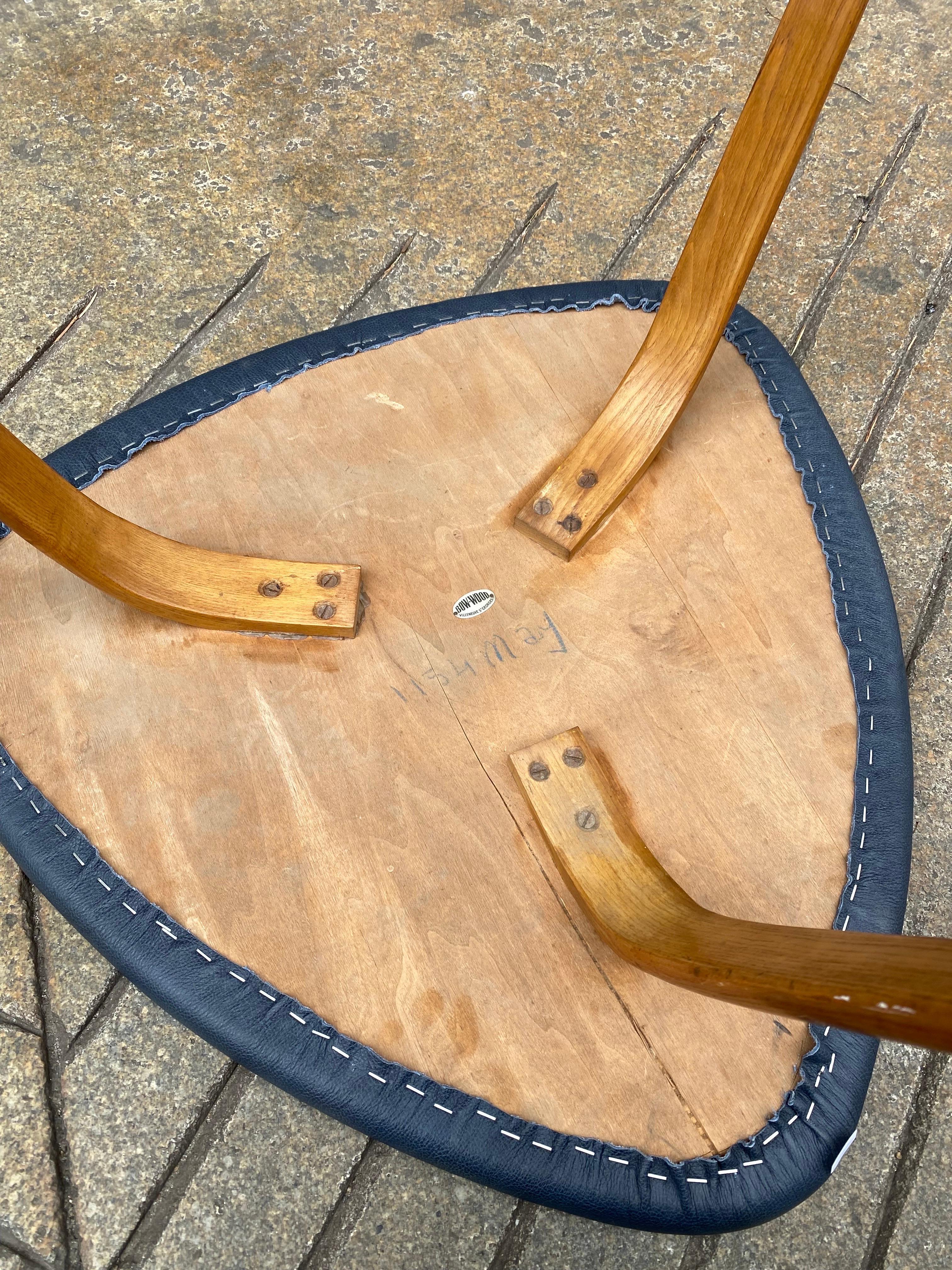 French Bow-Wood for Steiner Leather Triangle Table
