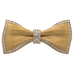 BOWBRCH - Broche nœud en or jaune 18K