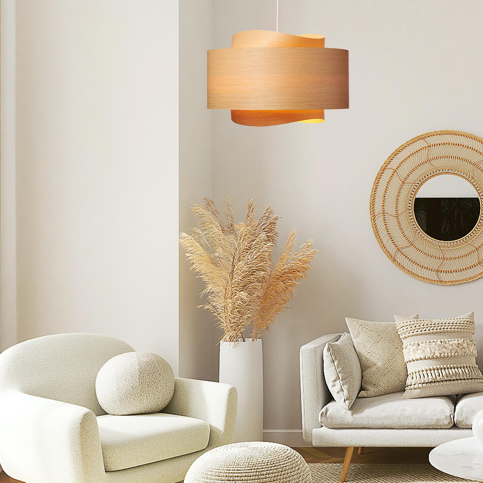 The BOWEN light fixture is a stunning example of contemporary Mid-Century Modern design. With its minimalist silhouette, warm wood tones, and unique shape, this pendant light is sure to add a touch of sophistication to any space.

The BOWEN light