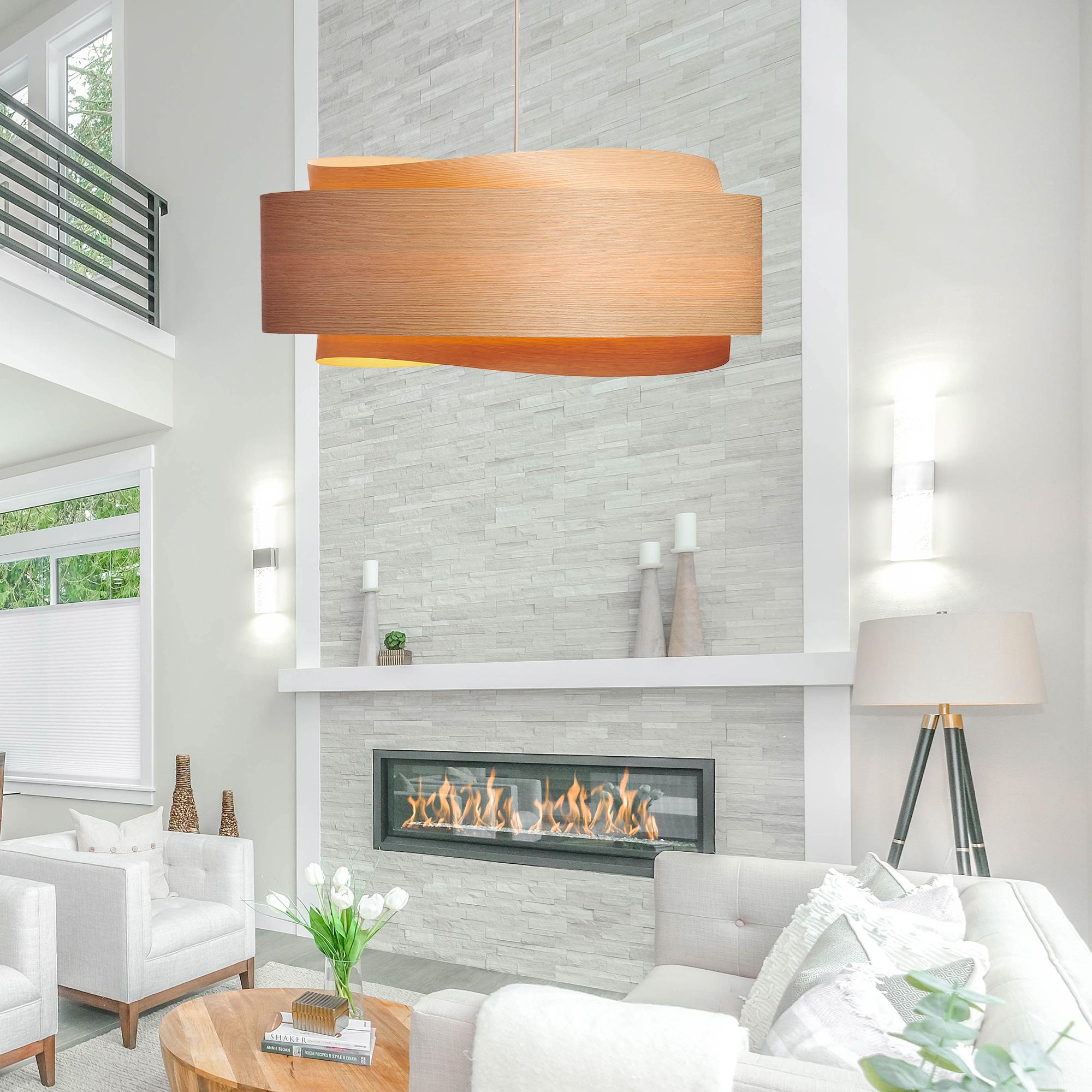 The BOWEN light fixture is a stunning example of contemporary Mid-Century Modern design. With its minimalist silhouette, warm wood tones, and unique shape, this pendant light is sure to add a touch of sophistication to any space.

The BOWEN light