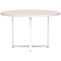 Bowen Round Table 60", White Washed Ash