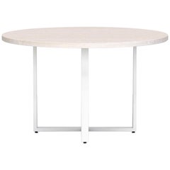 Bowen Round Table 48", White Washed Ash